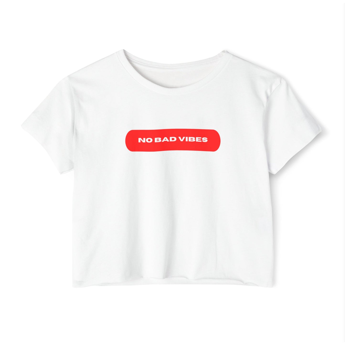 No Bad Vibes Women's Crop Top
